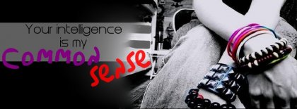 Attitude Common Sense Fb Cover Facebook Covers